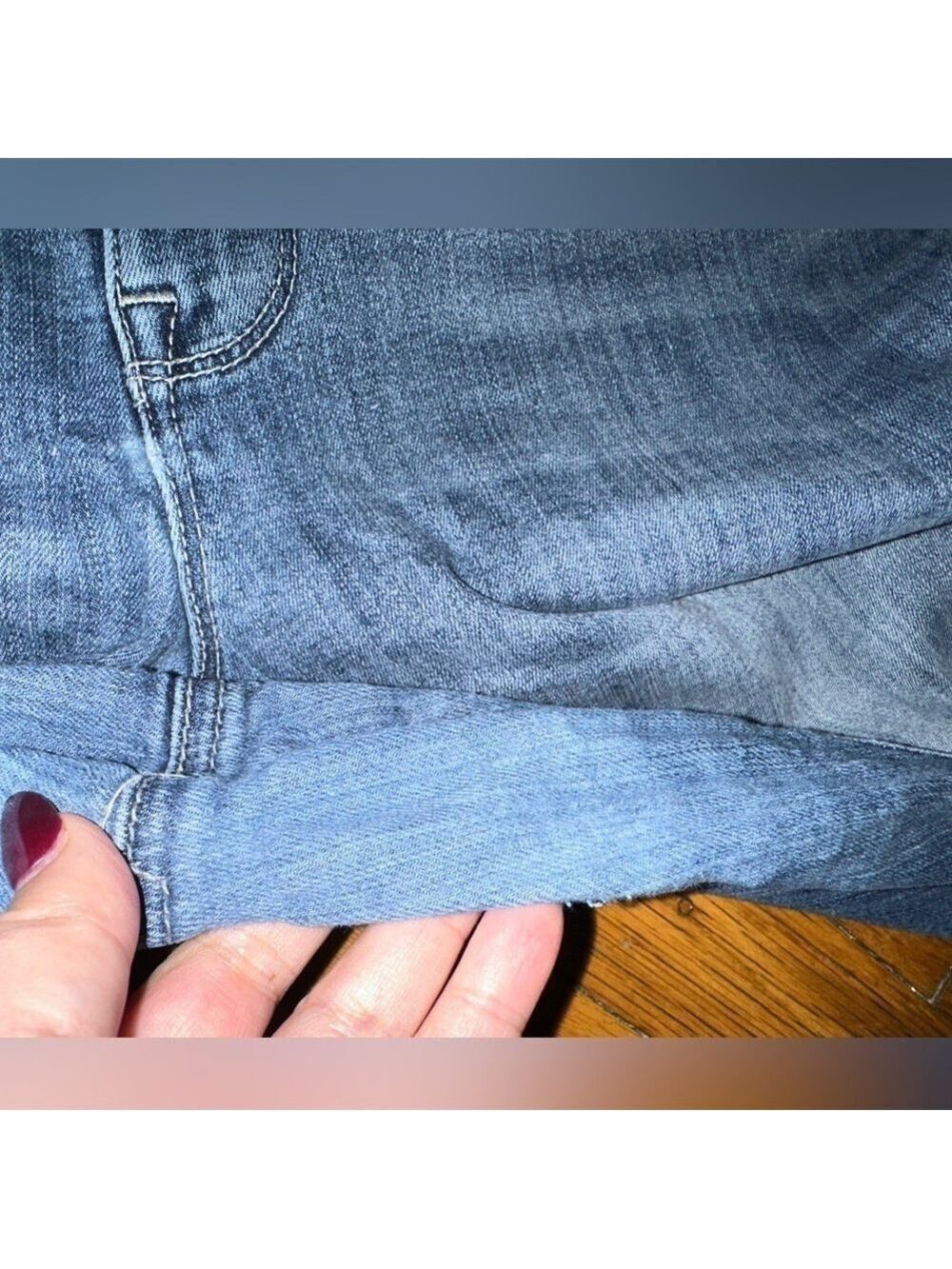 Maurices Plus Size High Rise Ripped Skinny Frayed Hem Jeans - Picture 6 of 12